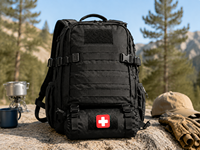 Pochette médicale en nylon ORI-POWER avec logo personnalisé, compatible MOLLE, trousse de traumatologie compacte d'urgence avec garrot et ciseaux