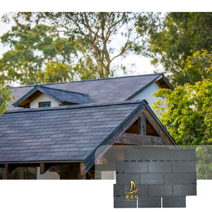 Achat de feuilles de couverture de toit de maison de villa Solution de toit drainé en Chine panneau de bardeaux de toit en asphalte en écailles de poisson - Product Image 5