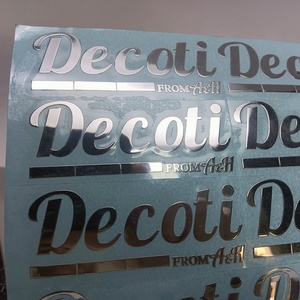 The Newest Gift 3d Label Sticker Metallic Print Nickel Label Used for All Kind of Product Surface - Product Image 6