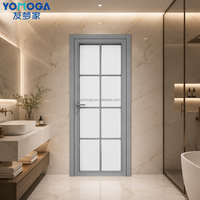 Puerta de Ducha Plegable con Marco de Aluminio Popular para el Hogar