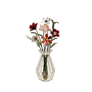 Bouquet di Fiori in Vetro di Murano Fatto a Mano, Decorazione per la Festa della Mamma, Bouquet di Fiori Eterni - Product Image 6