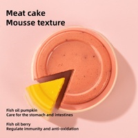 MOJO Factory Vente en gros OEM Aliments pour animaux de compagnie 180g Snacks pour chats et chiens Huile de poisson Gâteau à la citrouille Snack crémeux pour chats