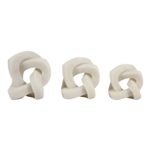 Scultura decorativa moderna a forma di nodo, ornamenti eleganti per bagno, ufficio, scrivania, soggiorno, decorazioni eleganti - Product Image 3