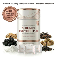 NuCoreBio Gold Grade Himalaya Shilajit Gummies 100% Zuiver Natuurlijk Suikervrij Individueel Verpakt OEM Energie & Uithoudingsvermogen Xanthohumol