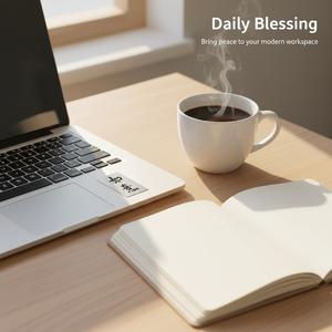 Wholesale Chinese Auspicious Calligraphy <b>Bookmark</b> Long Hua Fu Gui Prosperity Symbol Traditional Chinese Culture Waterproof Vinyl - Product Image 4