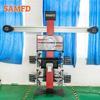 Máquina de Alineación de Ruedas 3D SAMFD SM-V2 para Taller de Neumáticos, Equilibradora de 4 Ruedas Portátil con Simulación Dinámica 3D, Certificación CE