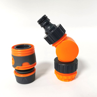 Raccord de robinet en plastique anti-flexion 4/6 points filetage interne 1/2'' rotatif à 180 degrés pour outils de jardinage