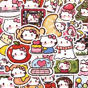 Cute <strong>Hello</strong> <strong>Kitty</strong> Food <strong>Stickers</strong>, Waterproof Decals for Kids, Teens, Water Bottles, Laptops and Journaling - Product Image 4
