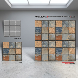 Dalles de parking en porcelaine dure 400x400mm (40x40cm) pour extérieur, antidérapantes, en céramique, pour sols de voiture - Exportation directe usine - Product Image 3