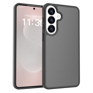 Étui de téléphone robuste et fin pour Samsung Galaxy S26 Plus, anti-traces de doigts, toucher soyeux, dos mat, protection surélevée de l'écran et de l'appareil photo - Product Image 1