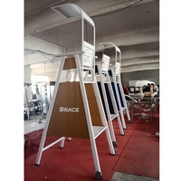 Banco para Jugadores de Tenis, Resistente, de Acero Galvanizado, Respaldo Perforado, Resistente a los Rayos UV, Banco de Descanso para Deportes al Aire Libre