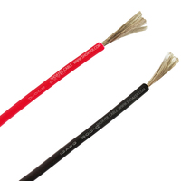 Fil de silicone extra souple AGCR 13AWG 500/0.08TPC, conducteur haute température pour éclairage LED