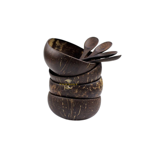 Tazón de Coco Premium, Pulido, Concha Natural, Calidad de Exportación - Product Image 1