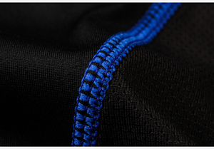 男式XL轻质高弹性快干长袖健身紧身衣欧式半拉链领运动跑步运动服 - Product Image 5