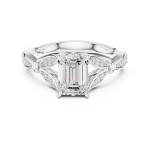 Anillo de Compromiso Solitario con Diamante de Laboratorio de Calidad Garantizada, Hecho a Mano, en Venta por Exportadores - Product Image 4