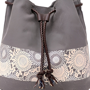 Wholesale Fashion Vintage <b>Large</b> Capacity Women's Tote <b>Handbag</b> with Zipper Closure Casual Flower Printing Canvas Shoulder Bag - Product Image 4