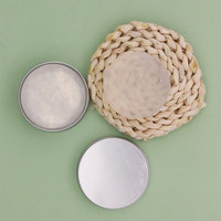 Savon Yoni Rond en Cristal à Marque Privée dans une Boîte en Aluminium, Savon Artisanal Naturel à Base de Plantes pour l'Hygiène Intime Féminine