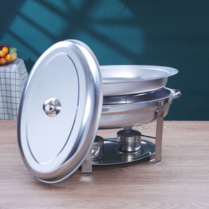 Equipo de Buffet de Acero Inoxidable para Restaurantes y Servicios de Catering, Plato para Calentar Comida, Juego de Recipientes para Servir, Suministros para Hoteles y Fiestas - Product Image 4