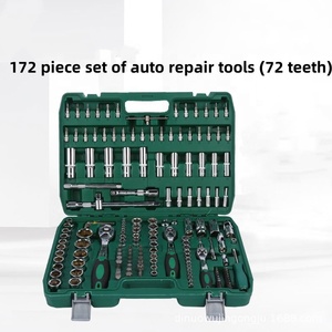 Juego de Reparación de Automóviles de 72 Dientes y 172 Piezas, Juego de Llaves de Trinquete de 24 Dientes - Product Image 2