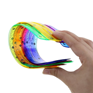 Reglas de Medición Flexibles y Plegables de PVC Transparente de 30 cm, Gran Venta - Product Image 3