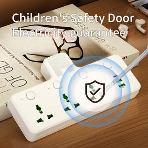 Multiprise murale universelle avec 3 prises CA et ports <span class=keywords><strong>de</strong></span> charge USB-A et USB-C, adaptateur <span class=keywords><strong>de</strong></span> prise <span class=keywords><strong>de</strong></span> courant - Product Image 2