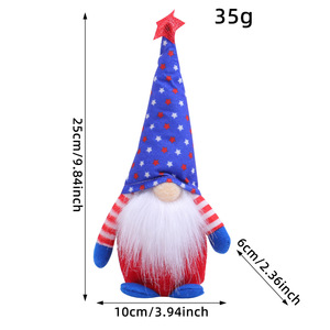 Wholesale Factory USA <b>Dolls</b> Gonk Independence Day Patriotic Plush 4th of July Decor Gnomes - Product Image 6