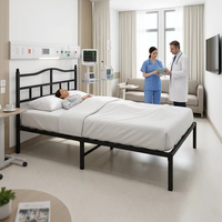 Fabrikverkauf Hotel Apartment Schlafzimmer Einfaches Elegantes Langlebiges Verstellbares Ausziehbares Tragbares Klappbares Doppel-Stahlbett