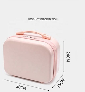 <span class=keywords><strong>2022</strong></span> impresión personalizada patrón de dibujos animados viaje cosmético organizador artista tren caso maquillaje bolsa Mini maleta - Product Image 4