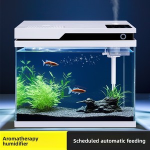 ตู้ปลากระจกใสพิเศษ <span class=keywords><strong>ร</strong></span>ะบบให้อาหา<span class=keywords><strong>ร</strong></span>อัตโนมัติอัจฉริยะ สำหรับห้องนั่งเล่น ตู้ปลาขนาดเล็กสำหรับบ้าน <span class=keywords><strong>ร</strong></span>ะบบก<span class=keywords><strong>ร</strong></span>องน้ำแบบอีโคโล<span class=keywords><strong>จ</strong></span>ิคอล พร้อมระบบเติมออกซิเจน All2025 - Product Image 3