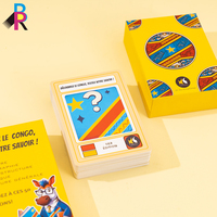Jeu de cartes de questions, jeu de cartes personnalisées, cartes à jouer imprimées sur mesure