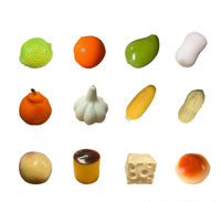 Mini-aliments réalistes, jouets sensoriels extensibles et compressibles en forme de fruits, pour le soulagement du stress, cadeau de fête