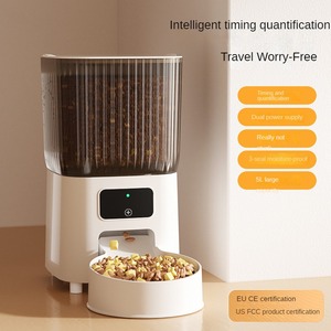 Distributeur automatique de nourriture pour animaux de compagnie en acier inoxydable, intelligent, télécommandé, pour chat et chien, avec minuterie quantitative et vidéo - Product Image 2