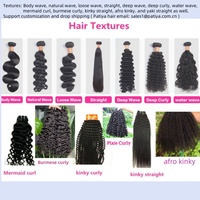 SDD Haute Qualité 16A Lots de Cheveux Péruviens Bouclés Pixie SDD Super Double Drawn Plein et Épais 100% Cheveux Humains Naturels Boucles Pixie