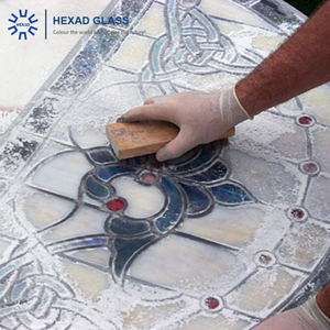 Vetro chiaro cinese della chiesa con <span class=keywords><strong>Bubles</strong></span> bella vetrata di alta qualità per la costruzione della chiesa - Product Image 1