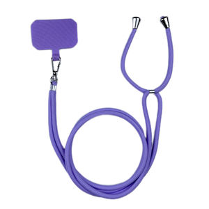 Cordon de cou en polyester tissé personnalisé étui pour <span class=keywords><strong>t</strong></span>éléphone portable patch sangle à bandoulière sans perles pour <span class=keywords><strong>t</strong></span>éléphones portables - Product Image 2