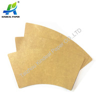 Rouleau géant de papier kraft écologique laminé enduit de PE de qualité alimentaire, imperméable, pour gobelets à café, thé et boissons