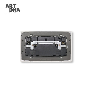 Prise murale électrique universelle double ARTDNA 16A 250V avec interrupteur et voyant néon - Product Image 2