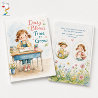 Impresión de Libros de Cuentos Infantiles con Tapa Dura Personalizada, Servicio de Impresión de Libros de Imágenes para Niños, Libro de Cuentos Educativo Personalizado, Fábrica OEM