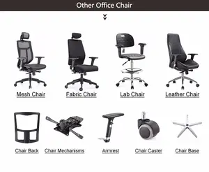 مصنع فوشان قوي النايلون كرسي مكتب أجزاء مسند الظهر مجموعات كرسي دوار كرسي إطار الظهر