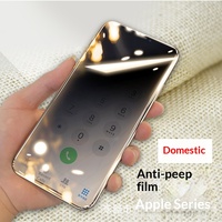 Film de protection en verre trempé anti-espionnage à couverture intégrale, durable et très demandé, pour iPhone 13 14 15 16 17 Pro Max