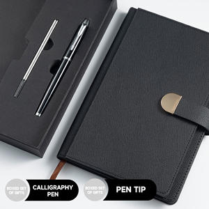 Thiết Kế Tối Giản Máy Tính Xách Tay Hộp Quà Tặng Thiết Lập Thanh Lịch D-Hình Dạng Tối Giản Từ Đóng Cửa Bán Buôn PU Da Xách Tay Máy Tính Xách Tay - Product Image 4