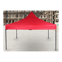 Tente de réception blanche personnalisée pour salon professionnel, résistante au vent, en tissu Oxford enduit PU, auvent pliant pour fêtes et événements