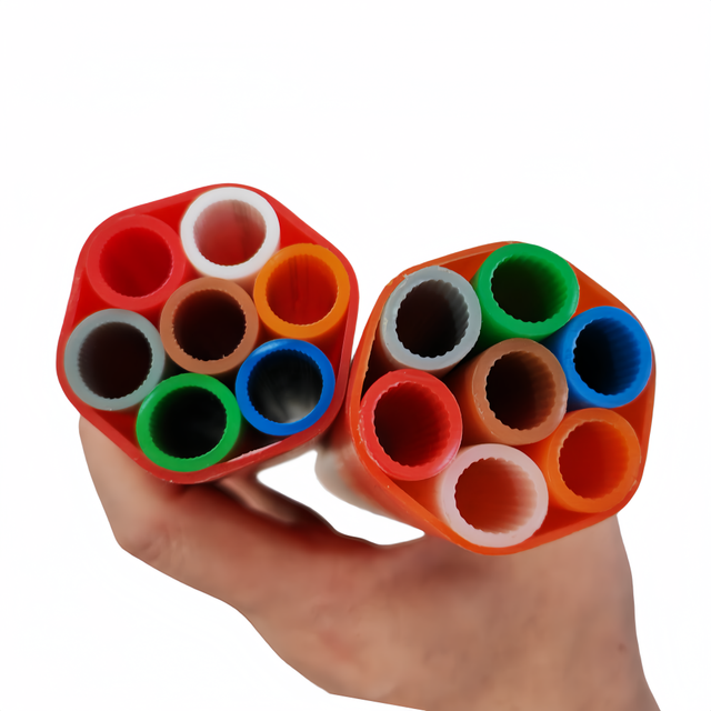 HDPE Square Micro Ducts Cable Bundle Tube High Pressure Flexible Durable Micro Cable Conduit Telecom FTTH Fiber Optic