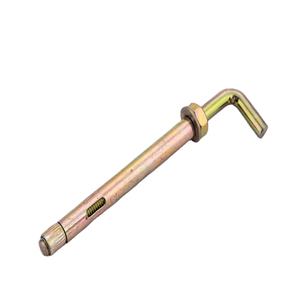 Fornecedor de fábrica acabamento de aço de grau 2 ASTM4.8 ASME8.8 ANSI10.9 AISI12.9 parafuso de expansão tipo L cabeça gancho de ancoragem - Product Image 1