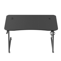 Bureau de jeu Walnutum, bureau d'ordinateur, bureau de jeu pour usage domestique, bureau en forme de Z