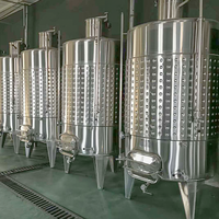 Cuve de fermentation de cidre de 1000 L, équipement de production de vin et de cidre