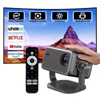 Proyector Inteligente Android en Oferta con Sistema Operativo Whale y WIFI6 de Doble Banda BT5.2 para Oficina y Películas al Aire Libre