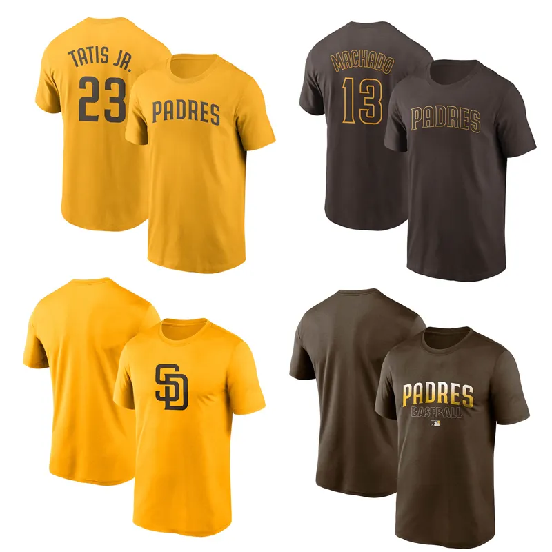 Sport Männer T-Shirt benutzer definierte Baseball-Trikot Baseball-Shirt San Diego Padres Baseball-T-Shirt