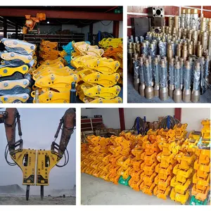 Accesorios de maquinaria de construcción de alta calidad Excavadora 15 Ton Jack Martillo hidráulico para Komatsu 40 ton excavadora Doosan