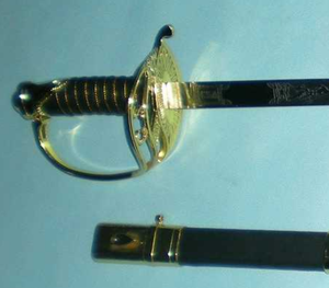 Épée de cérémonie OEM épée de <span class=keywords><strong>l</strong></span>'armée de <span class=keywords><strong>l</strong></span>'air marine avec fourreau - Product Image 3